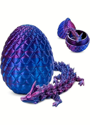 Іграшка дитяча рухлива 3D Дракон у яйці 21 см, дракон у яйці No Brand (346121175)