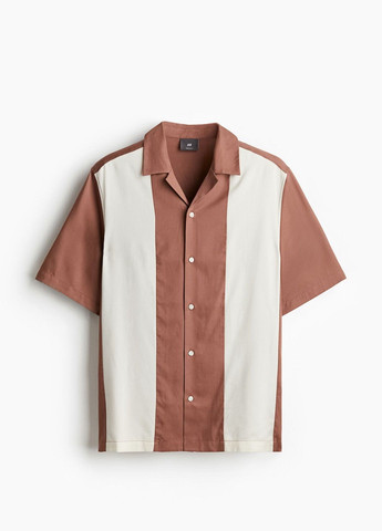 Коричневая кэжуал рубашка H&M