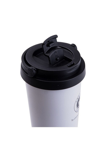 Термокружка с крышкой и ручкой Happy Life Vacuum Flask Bys House термос 500ml White No Brand HP-GM-501 (299239146)