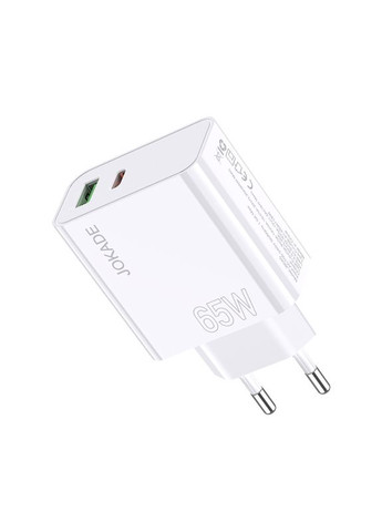 Сетевое зарядное устройство для JB045 (USB/USB-C/65W)- белый Jokade (368852479)