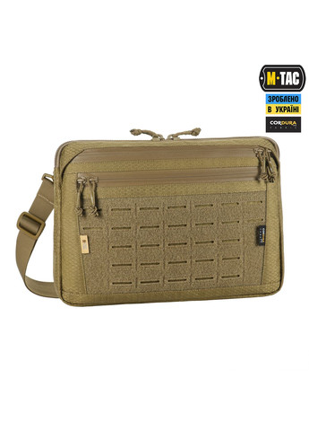 Сумка Admin Bag Large Elite з липучкою Hex Coyote M-TAC (307928773)