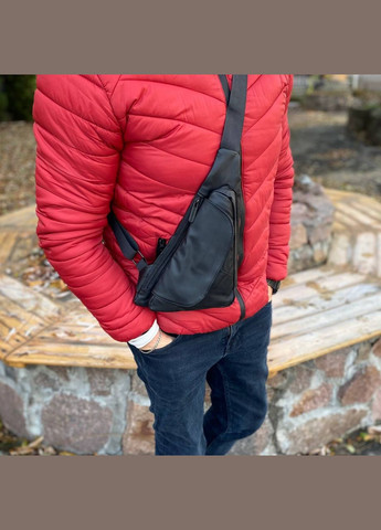 Чоловіча сумка слінг через плече слінг бананка Street City No Brand (333593991)