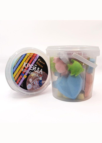 Набір для творчості Крейда кольорова фігурна (6 кольорів) 440 г (КК-02) Riviera Blanca (303135681)