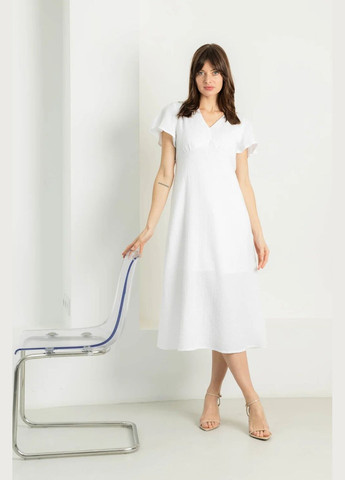 Белое кэжуал платье Seventeen однотонное