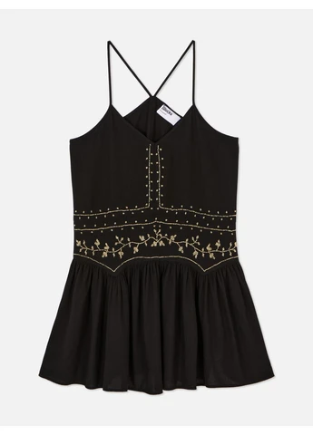 Чорна сукня літо,чорний в візерунки, Primark