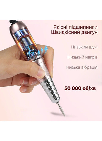 Фрезер для манікюру та педикюру M21 Pink SML (313612020)