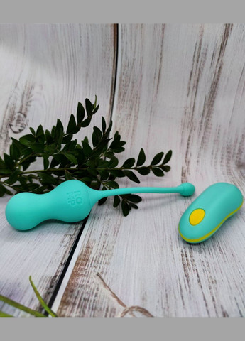 Віброяйце з дистанційним пультом керування Cello, бірюзовий Romp (331169739)