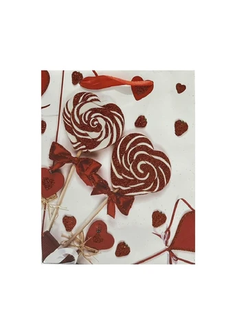 Пакет подарунковий паперовий 3D - "Love story", М колір різнокольоровий TSB-00271155 No Brand (394018527)