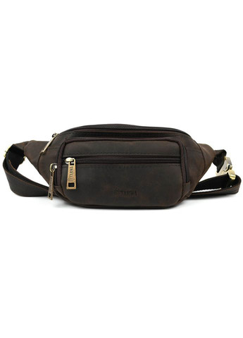 Бананка шкіряна, сумка напояхна коричневий крейзі хорс RC-7218-3md TARWA (327092834)