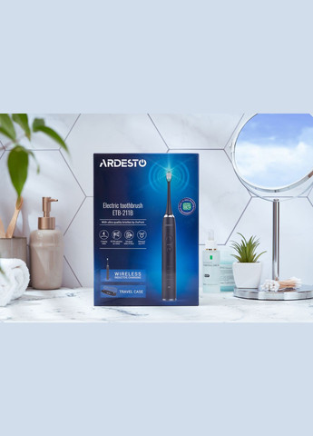Электрическая зубная щетка ETB211B черная Ardesto (314777765)