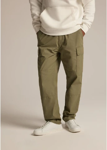 Брюки чоловічі cargo fit хакі Diverse BJORN 254 (382735200)