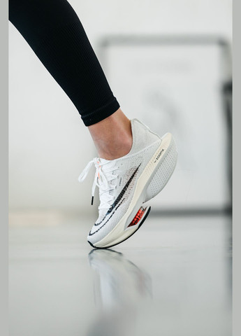 Кроссовки женские и мужские Nike Air Zoom Alphafly white | Найк Аир Зум Алфафлай белые No Brand белые демисезоны (315761843)