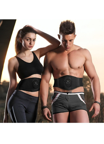 Пояс міостимулятор для м'язів преса схуднення поліпшення постави з ефектом сауни роботою від батарейок 124х15 см (479814-Prob) Unbranded (324390792)