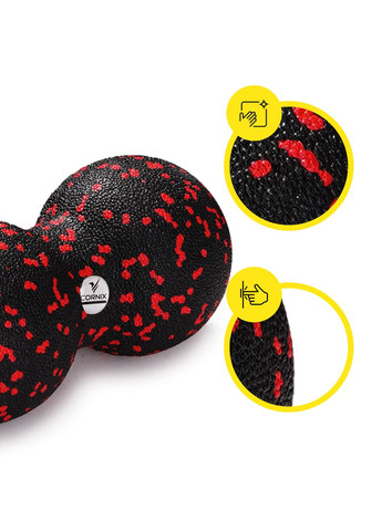 Массажный мяч двойной EPP DuoBall 8 x 16 см Cornix XR-0124 (342758427)