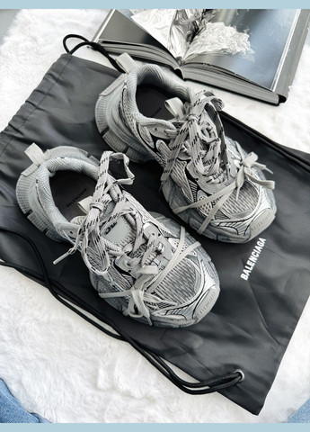 Кроссовки женские и мужские Balenciaga 3XL Grey | Баленсиага 3ХЛ серые No Brand серые демисезоны (341264131)
