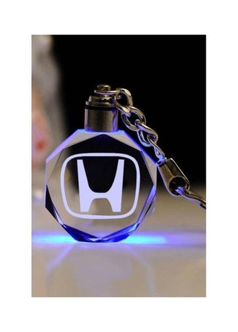 Брелок автомобільний на ключі Honda з підсвічуванням 11 см Прозорий (С051070) GF (349843608)
