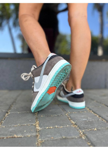 Белые демисезонные кроссовки мужские nike sb dunk low pro big money savings найк сб данк No Brand