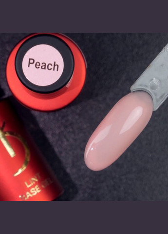 База для ногтей Kodi Lint base gel Peach персиковый с армирующими волокнами, 12 мл Kodi Professional (297923241)