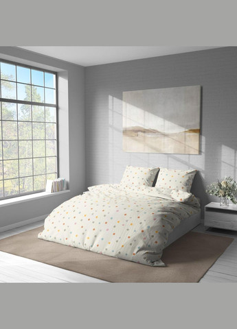 Постельное белье поплин Семейный 150х215 наволочка 50х70 2шт Белый No Brand (342097377)