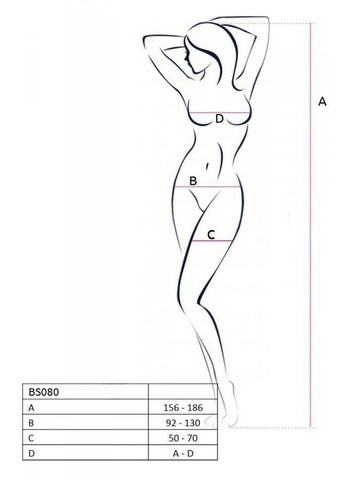 Бодистокинг BS080 black Passion (303894610)