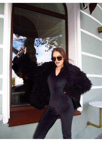 Комбинезон N.Family однотонный чёрный кэжуал