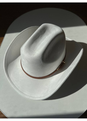 Шляпа Федора Ковбойка унисекс замшевая с ремешком SAHARA No Brand (360603500)