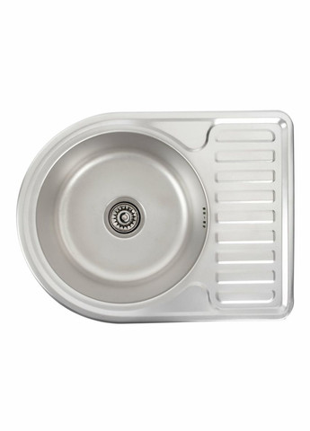 Кухонная мойка из нержавеющей стали ДЕКОР 5844 (0,8/180 мм) Valeso (336932377)