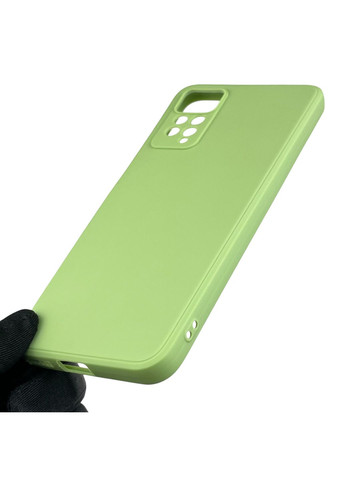 Чехол для Redmi Note 11 Pro 4G с квадратными гранями с защитой камеры сяоми нот 11 про 4г фисташковый Xiaomi (366021528)