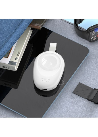 Внешний аккумулятор iWatch emergency charging source(1400mAh) White (6941991109232) Borofone BJ45 (361347815)