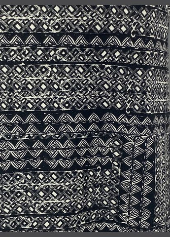 Черно-белое повседневный платье Indiska с абстрактным узором