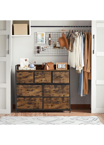 Комод Brille із текстильними ящиками в стилі Loft Leobert (361951707)