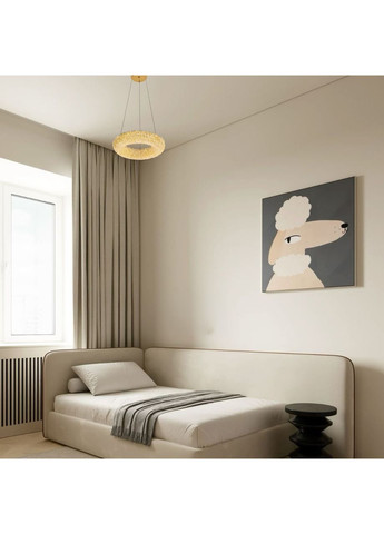 Люстра золотая "CRYSTAL" арт-деко (89-7200 (400) GD) No Brand (372991292)