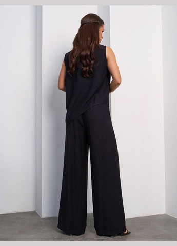 Льняной костюм с асимметричным топом No Brand (327242809)