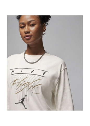 Лонгслів жіночий Long-Sleeve Graphic T-Shirt White Air Jordan (365962312)