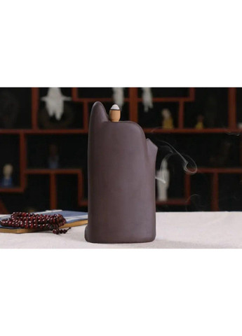 Подставка 2 в 1 жидкий дым и аромапалочки с монахом и домом +20 конусов No Brand (295266040)