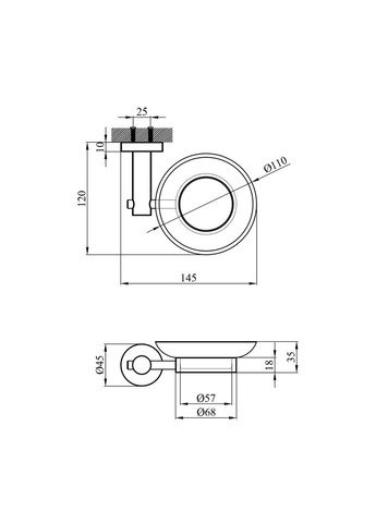 Мыльница KRP Edelstahl Klassisch - ESG3702 Kroner (368597606)