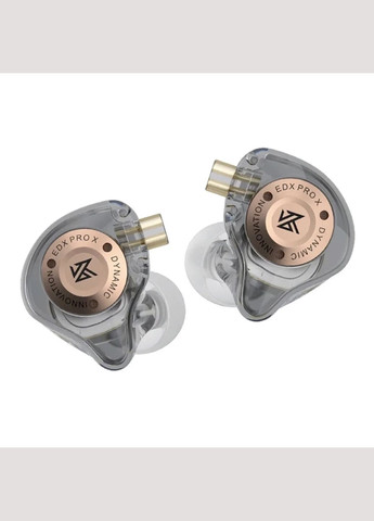KZ EDX PRO X (Gray, Micro) – Динамические Hi-Fi Наушники для Хрустального Звука Knowledge Zenith (361269364)