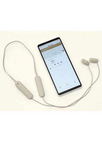 Bluetooth-гарнитура WI-C100 Beige (WIC100C.CE7) Sony (341486596)