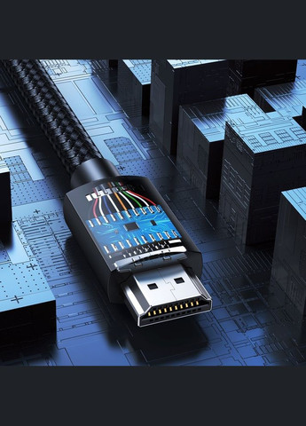 Кабель HDMI M - M, 5.0 м, V2.0 Cafule 4K@60Hz, в поліуретановій оплітці HD119 Ugreen (315761295)