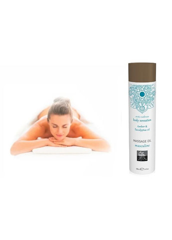 Мужское массажное масло SHIATSU Masculine Янтарь и Эвкалипт Hot (297397715)