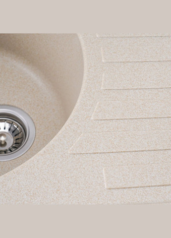 Гранітна мийка для кухні LIRA 7750 матова Сафарі Valeso (358059669)