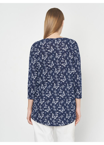 Темно-синий джемпер демисезон,темно-синий в узоры, Vero Moda