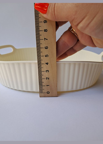 Форма силиконовая для аэрогрилей и аэрофритюрок духовки RE-727 кремовый 21.3см No Brand (338628196)