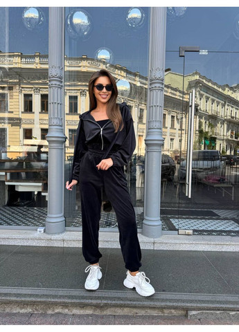 Женский черный костюм No Brand (360937880)