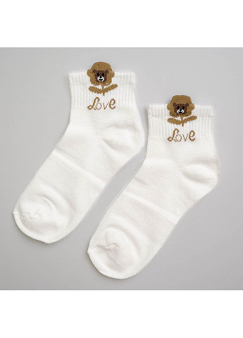 Белые набор носков женских хлопковых 10 пар youstar 087 низкие 37-41 белый GM Textile (360406856)