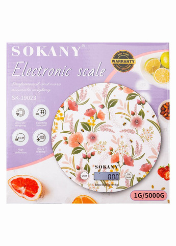 Кухонные весы SK-19023ML электронные до 5 кг Sokany (305389570)