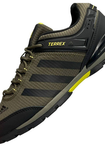 Хакі Осінні кросівки чоловічі adidas khaki No Brand Terrex