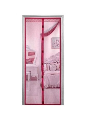 Москітна сітка на двері антимоскітна шторка на магнітах 210х100 см Бордо Magic Mesh (337311103)