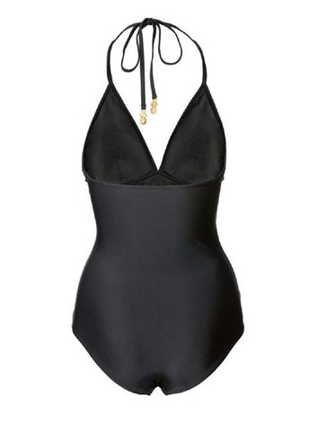 Черный демисезонный купальник слитный со съемными вкладышами для женщины lycra® 326470 бикини Esmara