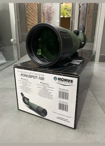 Тактична підзорна труба KONUSPOT-100 20-60x100 зелена Konus (336891074)